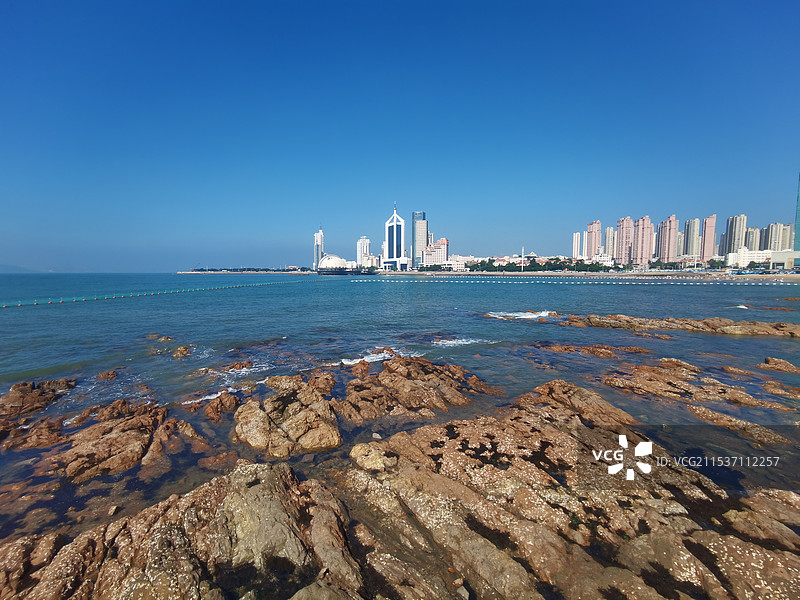 青岛海边图片素材