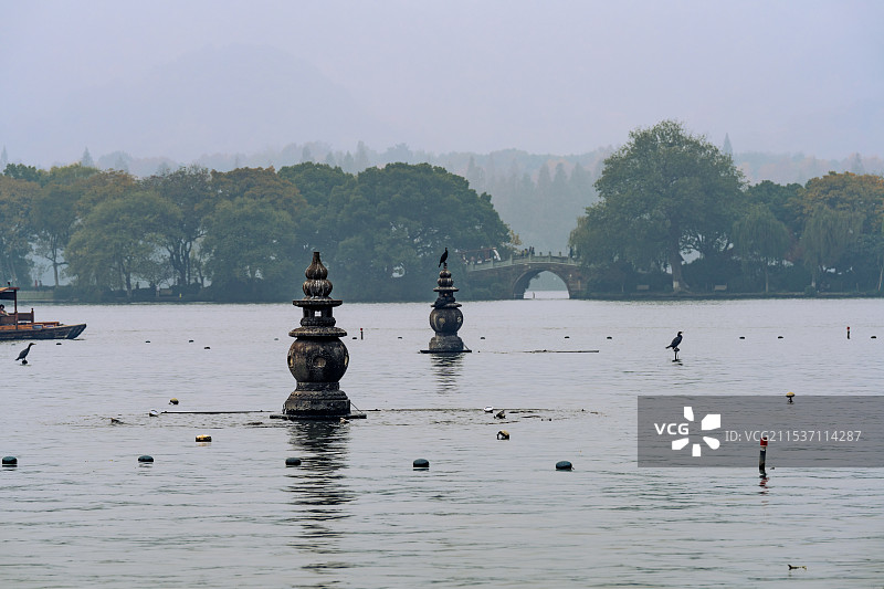 三潭印月图片素材