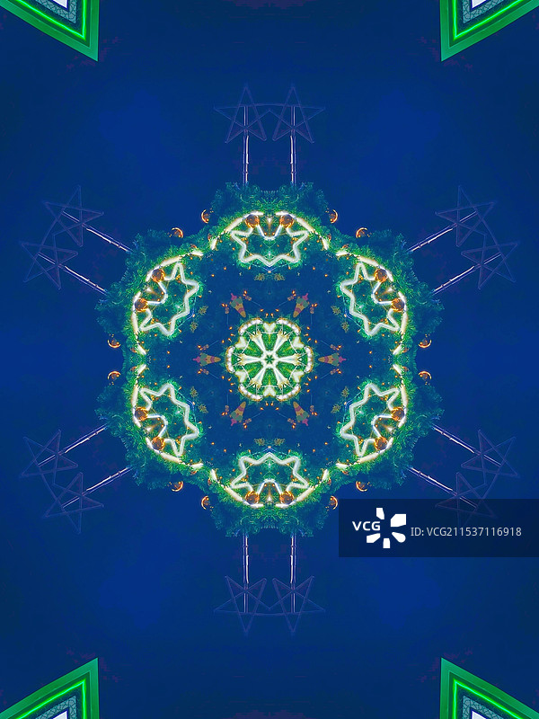 圣诞节夜晚氛围感图片素材