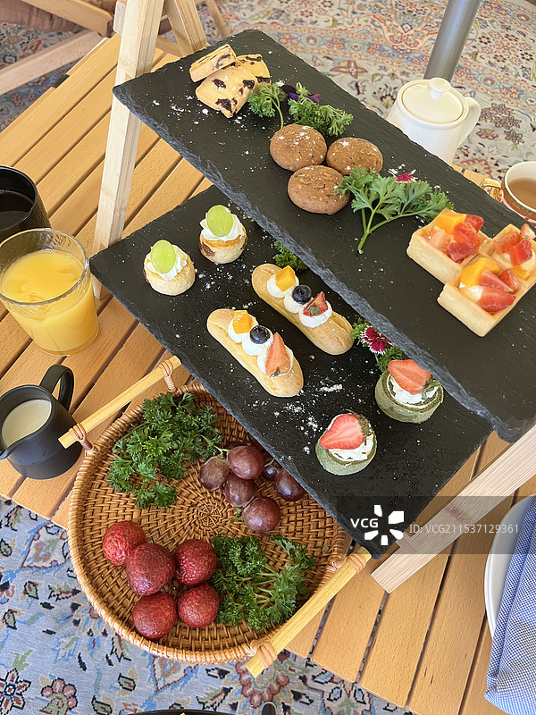 户外露营，糕点点心图片素材