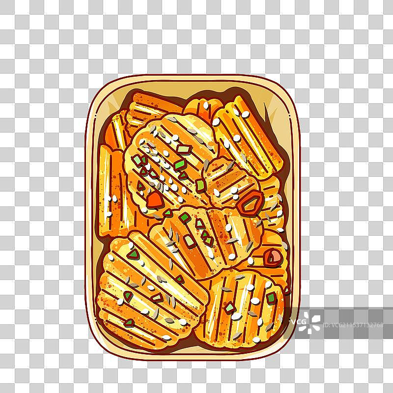 锅巴土豆图片素材