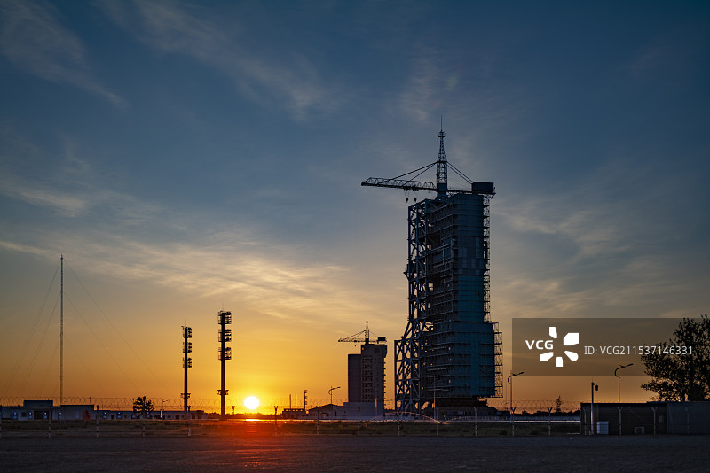 酒泉卫星发射场图片素材
