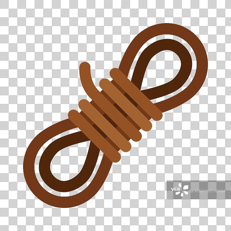 彩色绳索图标图片素材