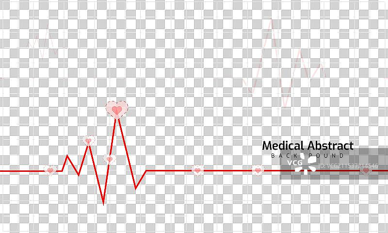 带有心形的医学背景图片素材