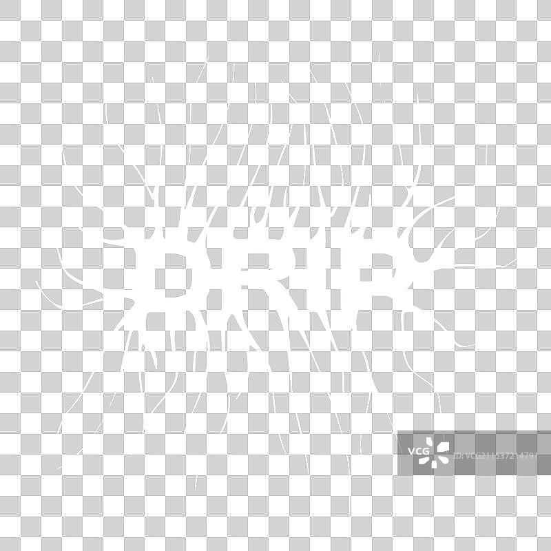 扭曲的滴水标语T恤印花设计图片素材