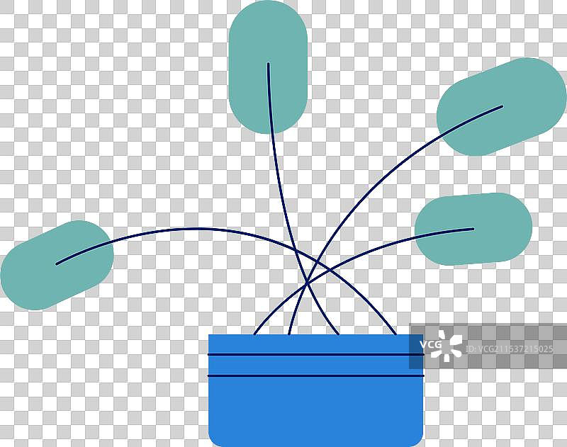 植物盆花盆图标 家庭花园图片素材