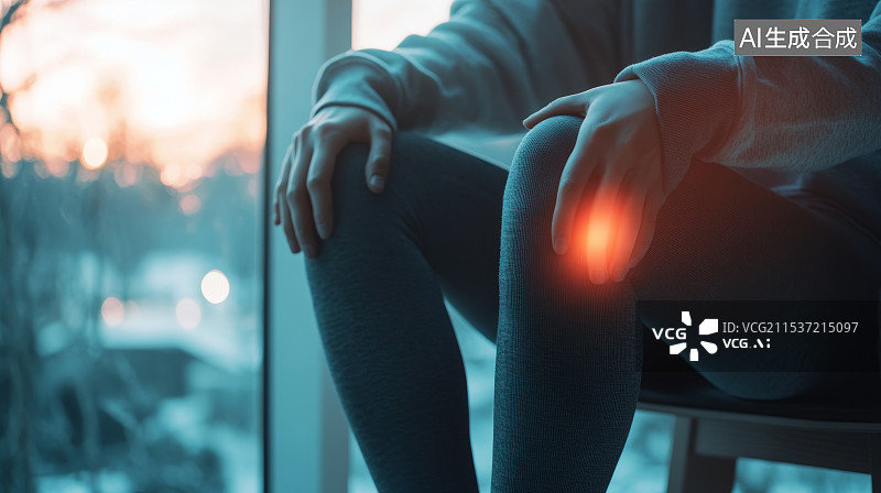 【AI数字艺术】关节炎，骨质疏松症，关骨节图片素材