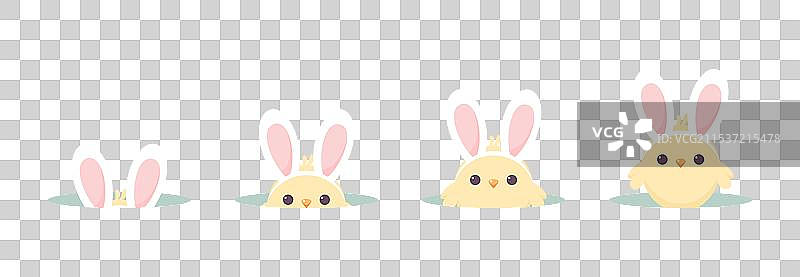 可爱的小鸟从洞穴里探出头来图片素材