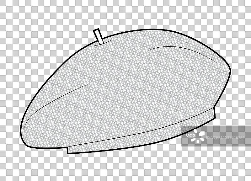 针织贝雷帽冬季头饰时尚配件图片素材