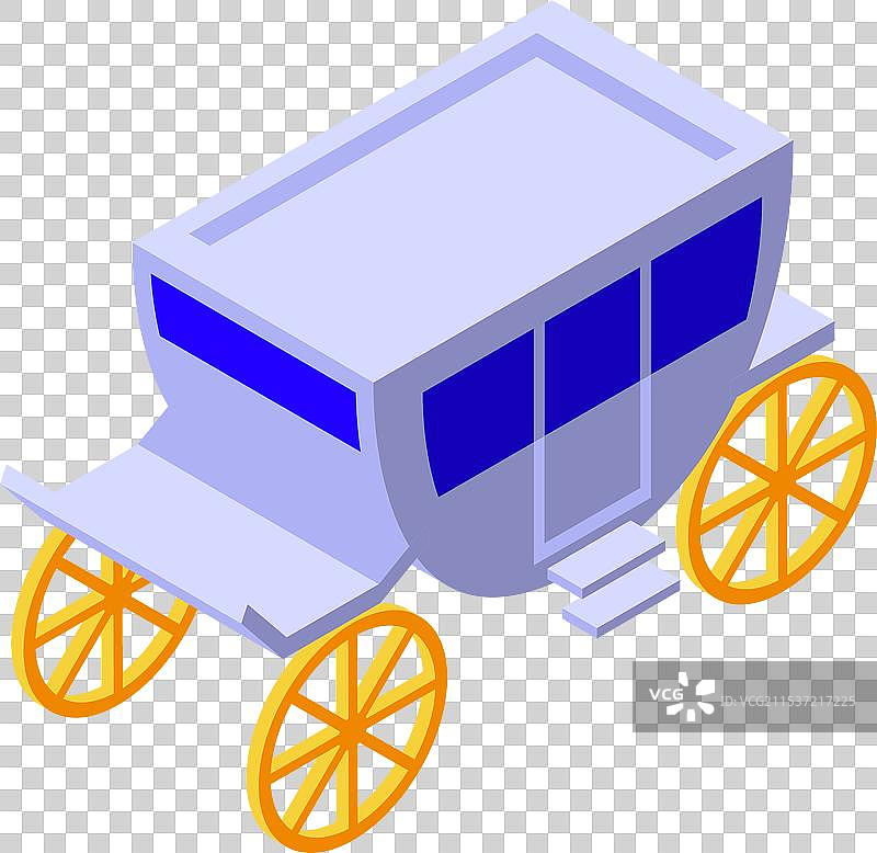 白色马车在等待新郎新娘图片素材