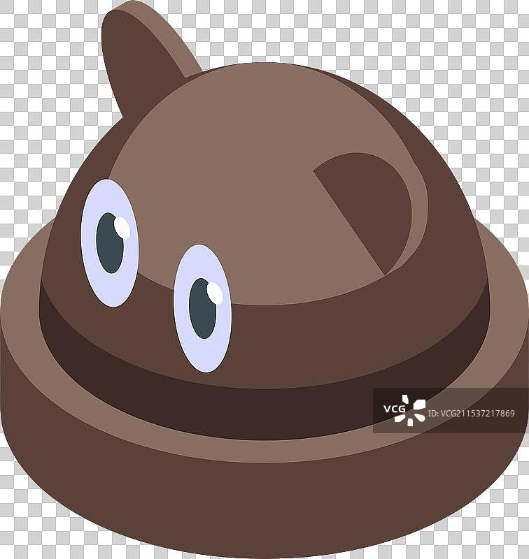 带有熊脸的智能垃圾桶监控垃圾情况图片素材