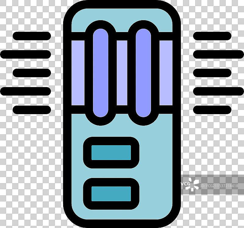 便携式空调冷却设备正在吹风图片素材