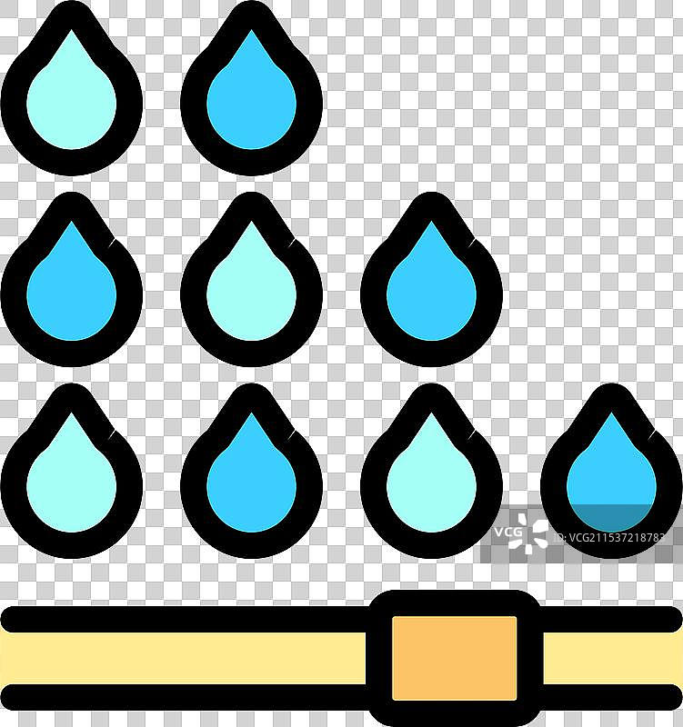 水滴展示水消费图标图片素材