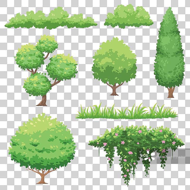 植物树木套装图片素材