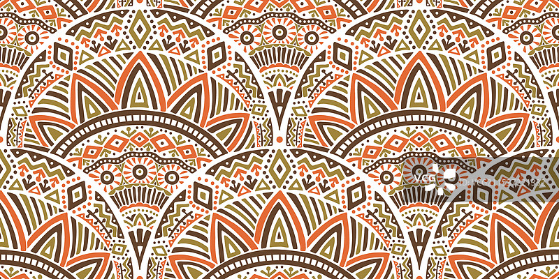 非洲风格无缝图案图片素材