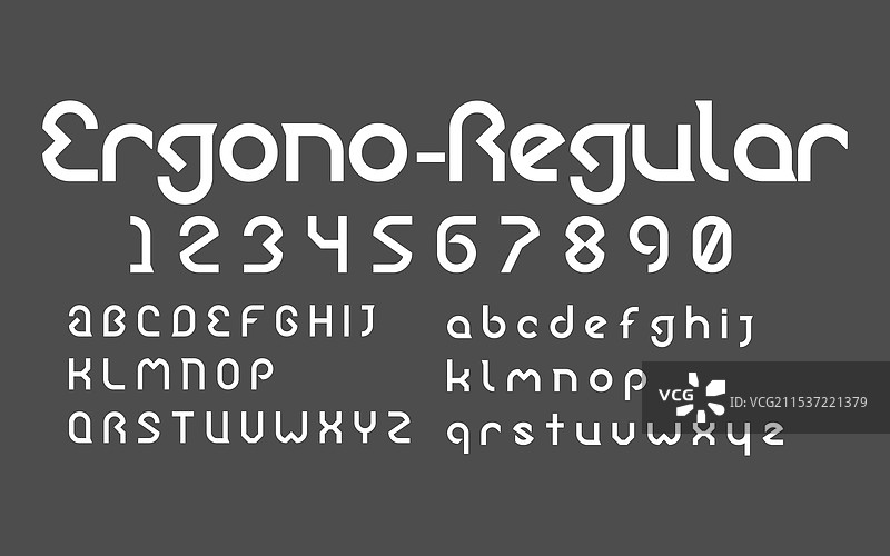 抽象时尚字体字母表图片素材