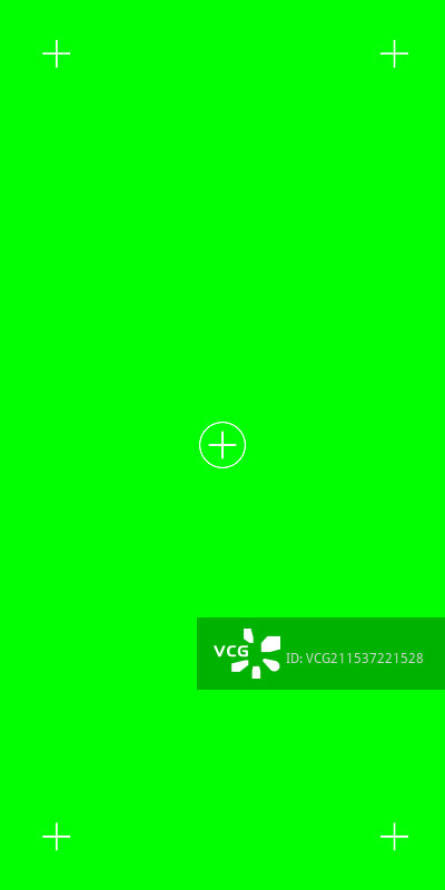 绿幕垂直模板用于色键技术图片素材