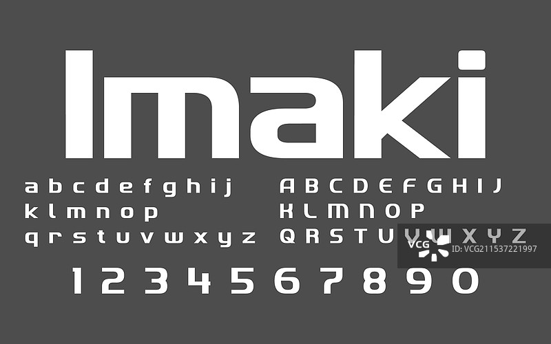 现代运动字体类型城市字母表图片素材