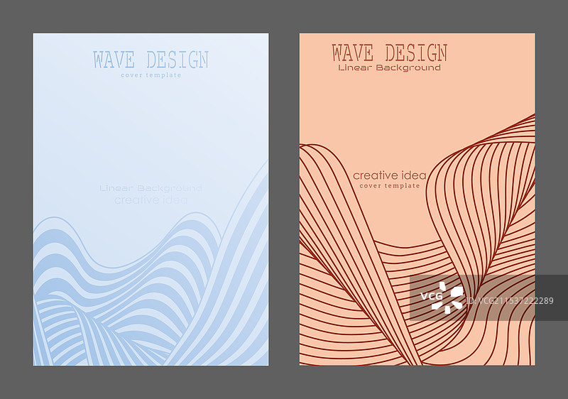 波浪线条的抽象背景图案图片素材