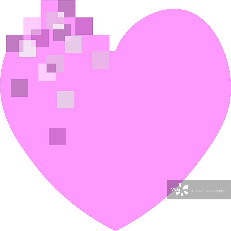 心形像素图片素材