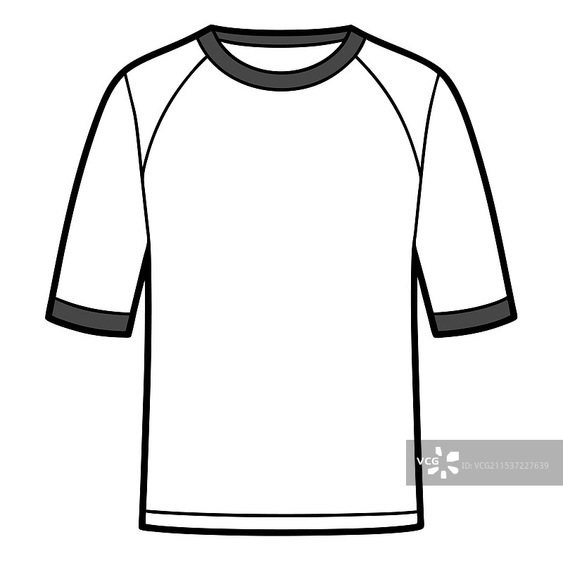 棉质平纹针织T恤时尚图片素材