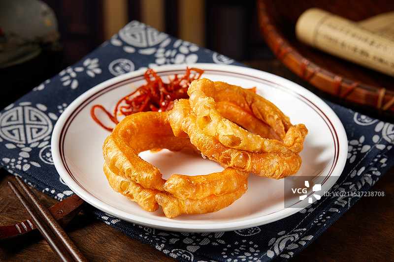 炸焦圈图片素材