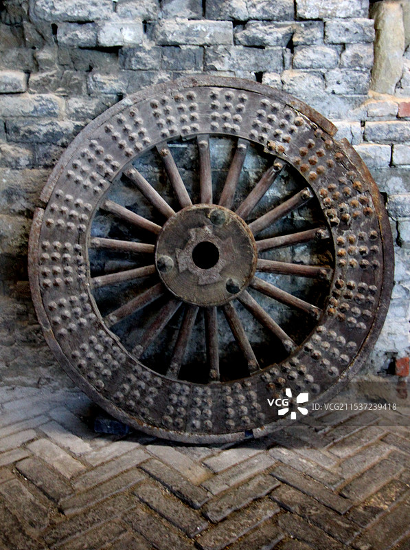 近代木轱辘图片素材