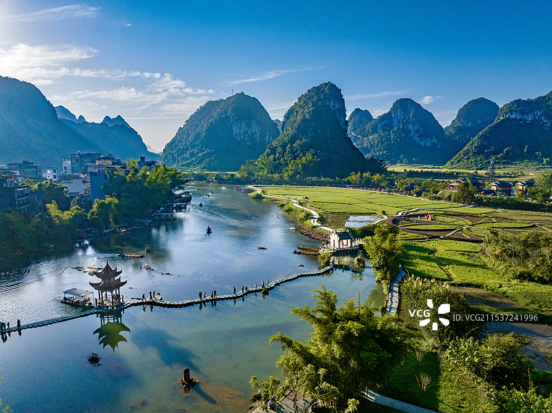 广西靖西鹅泉景区图片素材