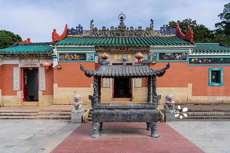 中国香港塔门岛天后宫图片素材