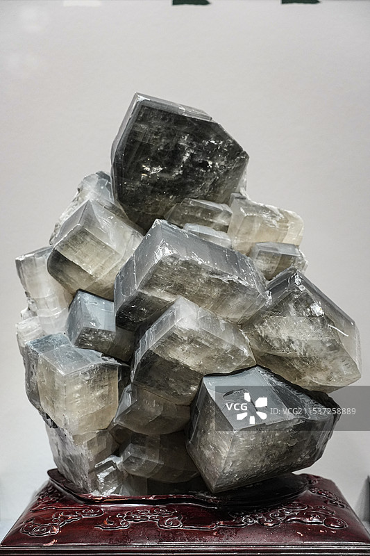 方解石晶簇图片素材