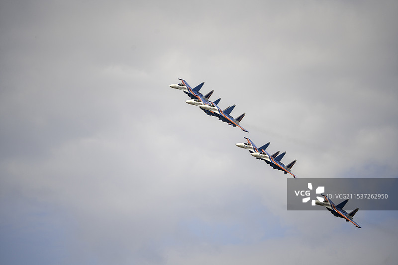 俄罗斯勇士飞行表演队图片素材