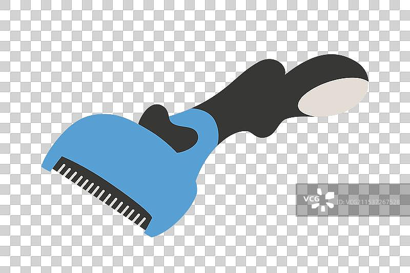 平面上的宠物美容修剪器图片素材