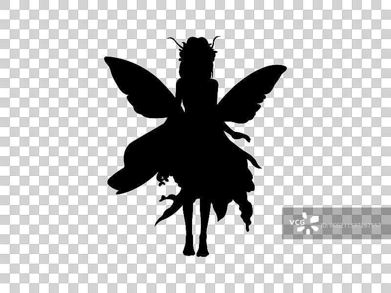 仙女图标 仙女剪影设计图片素材