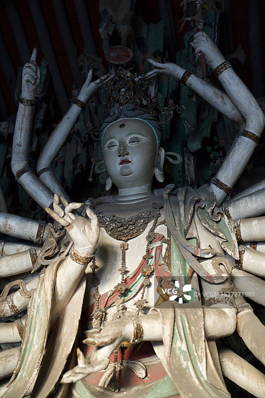 山西晋中平遥双林寺图片素材