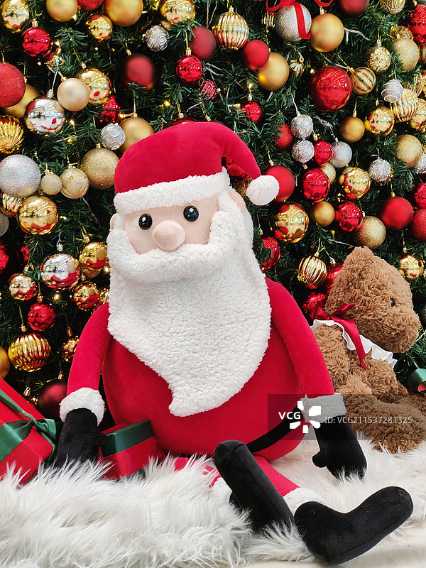 西安中大国际——圣诞节的圣诞老人图片素材