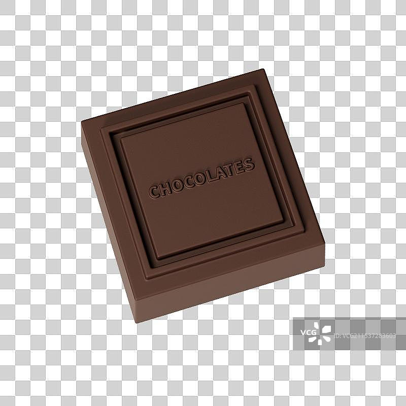 方块巧克力块状巧克力图片素材