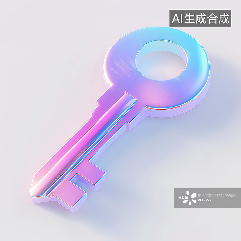 【AI数字艺术】钥匙背景图片素材