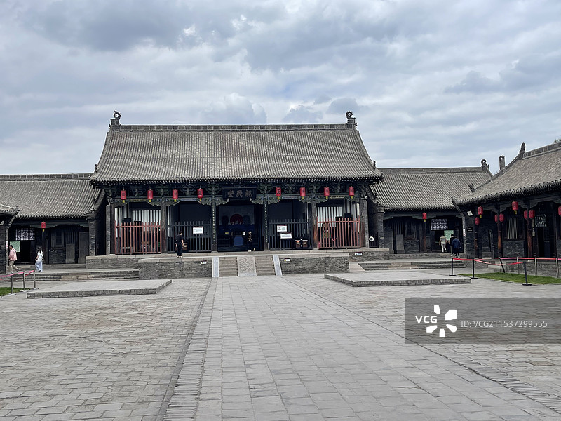 山西晋中平遥古城镇国寺图片素材