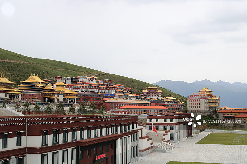 甘孜州德格县印经院景区图片素材