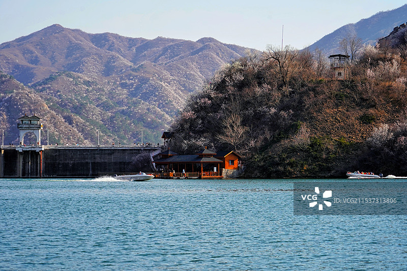 北京黄花城水长城夏季图片素材