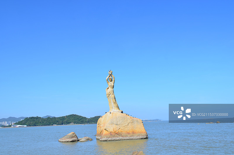 珠海渔女图片素材