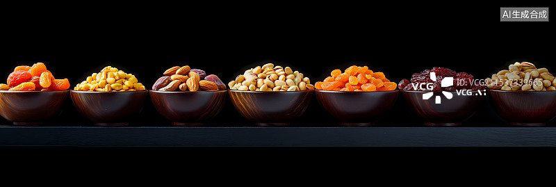 【AI数字艺术】干果蜜饯拼盘图片素材