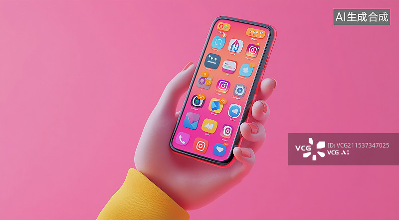 【AI数字艺术】智能设备现代互联生活图片素材