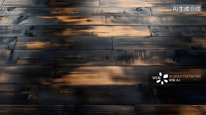 【AI数字艺术】极简直立纹深色木质纹理地板木板图片素材