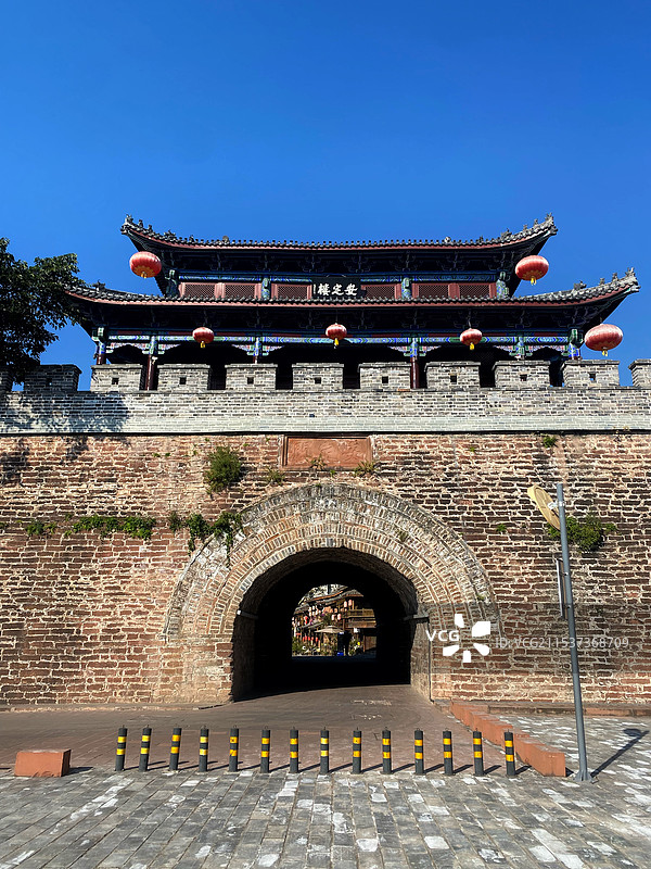 西昌建昌古城安定门图片素材