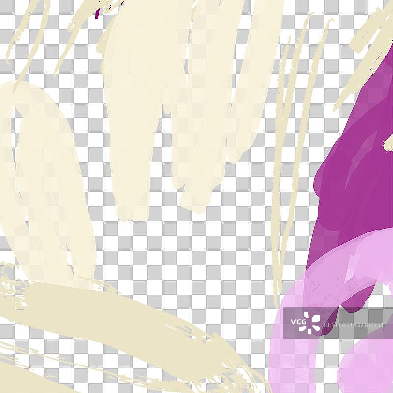 社交媒体帖子模板抽象手绘设计图片素材