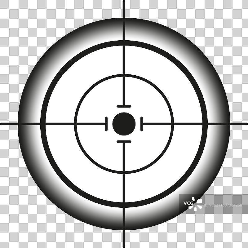 狙击镜十字线 EPS 10图片素材