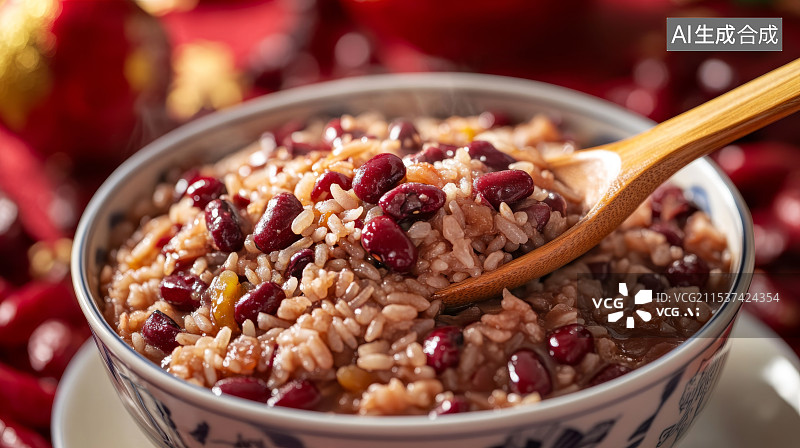 【AI数字艺术】粥，腊八粥，腊月，新年，除夕图片素材