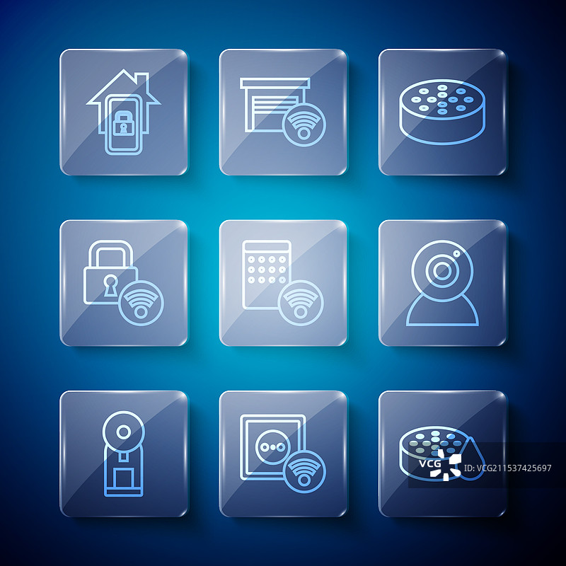 智能咖啡机的电源插座设置图片素材