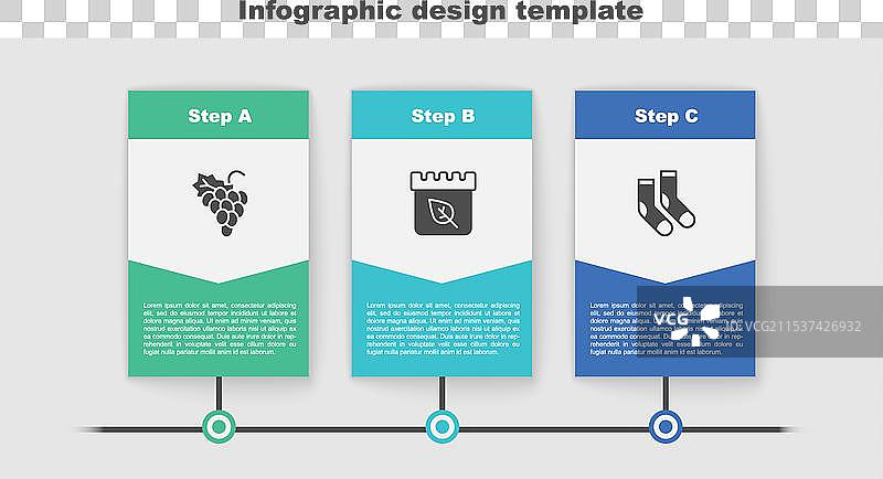 秋叶与葡萄柚日历设置图片素材